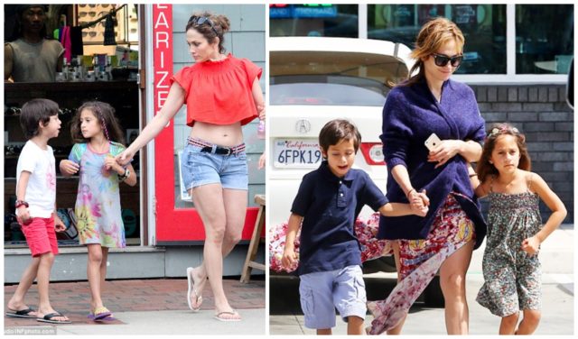 Family Weekdays In Star-like or Famous Moms With Their Children
