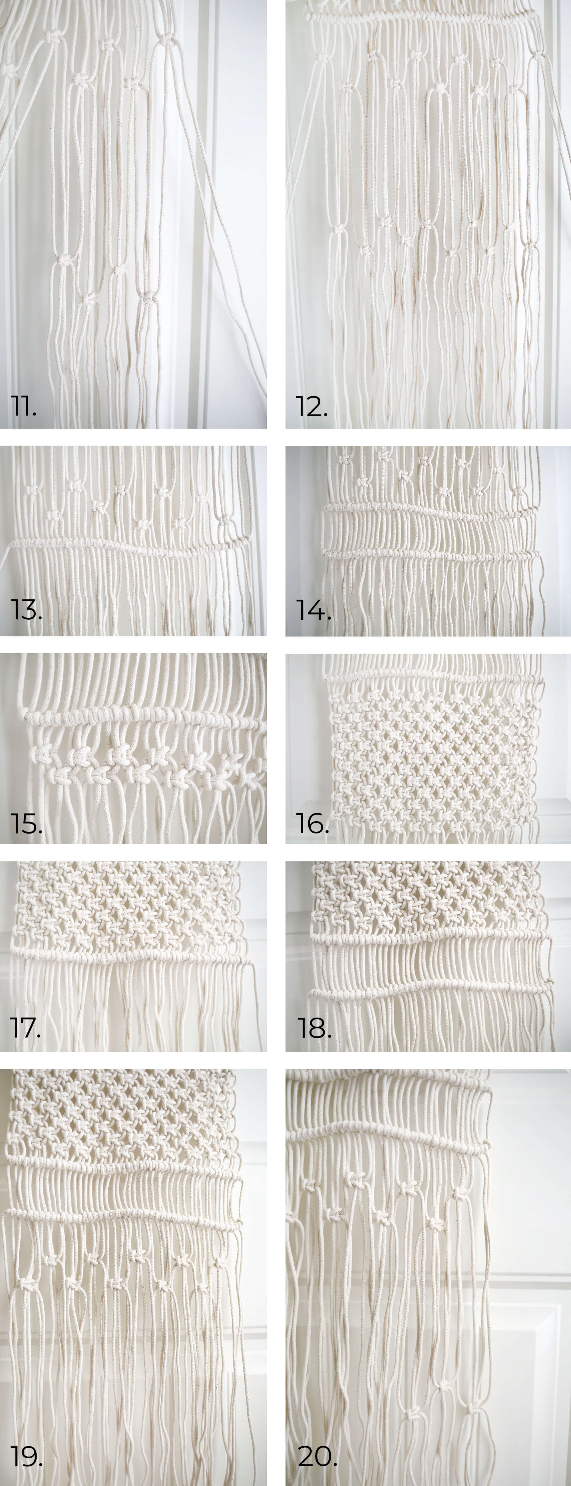 How To Make a Simple Macrame Table Runner. Decorate Any Space!