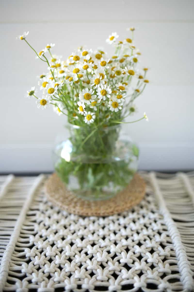 How To Make a Simple Macrame Table Runner. Decorate Any Space!