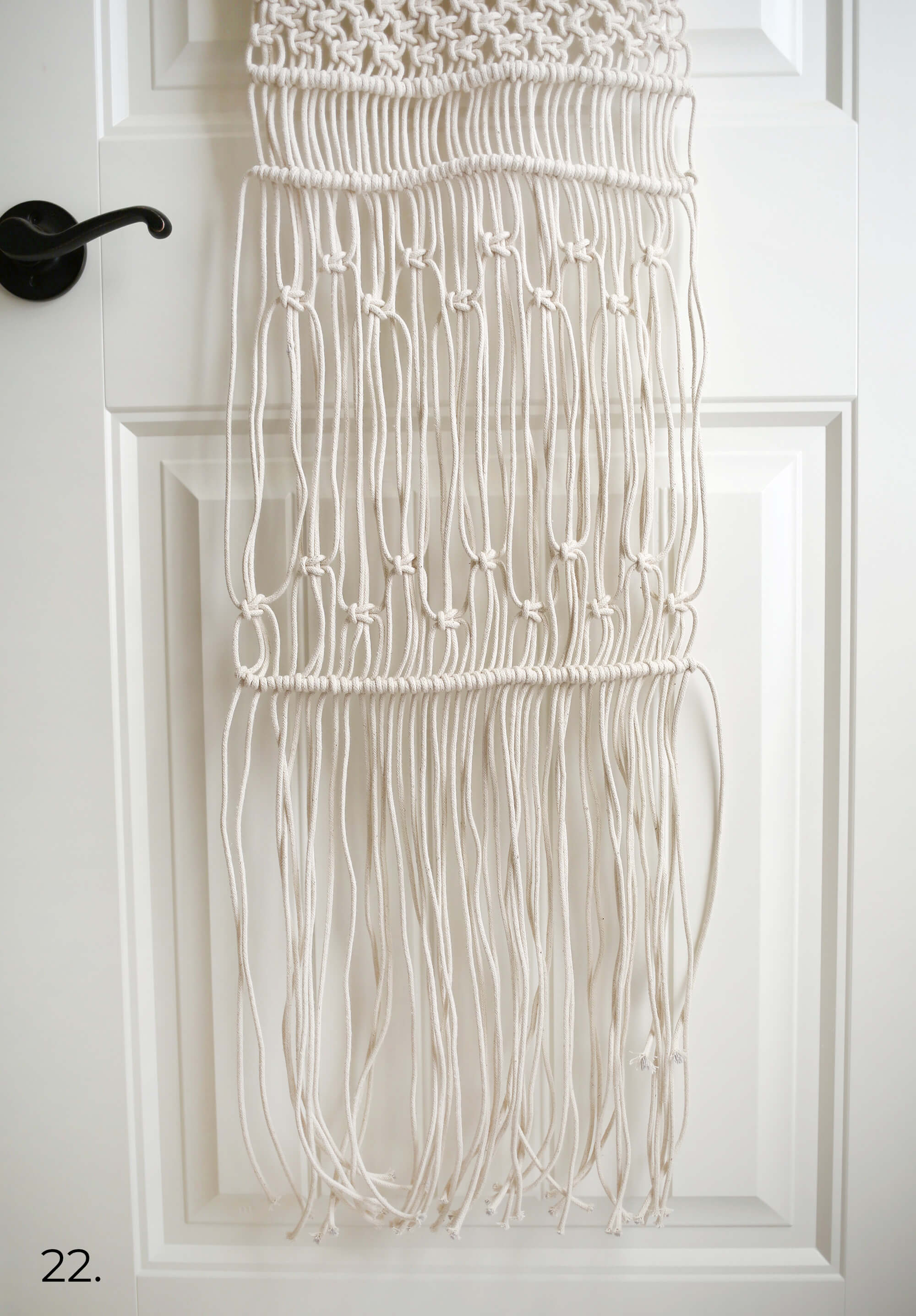 How To Make a Simple Macrame Table Runner. Decorate Any Space!