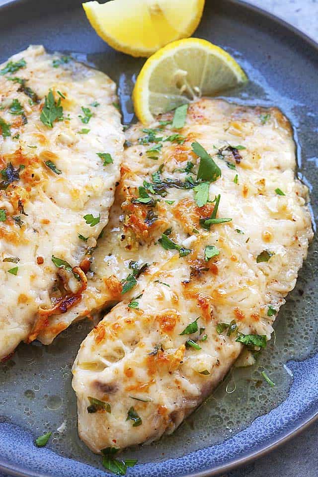 Easy Lemon Parmesan Tilapia Fish Recipe!