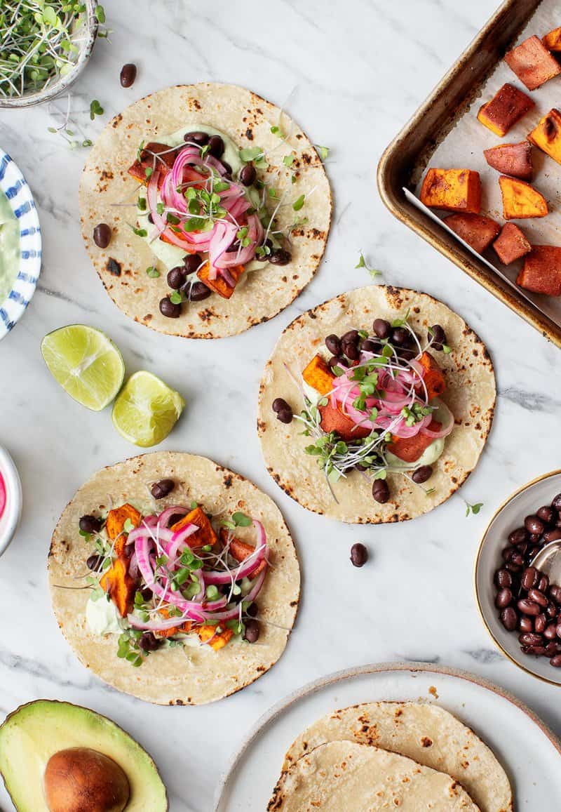 Old Favorite: Sweet Potato Tacos With Avocado Recipe