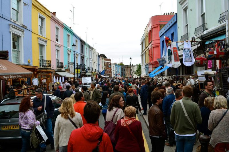 Portobello Flea Market Where can I find antique little things for almost nothing?
