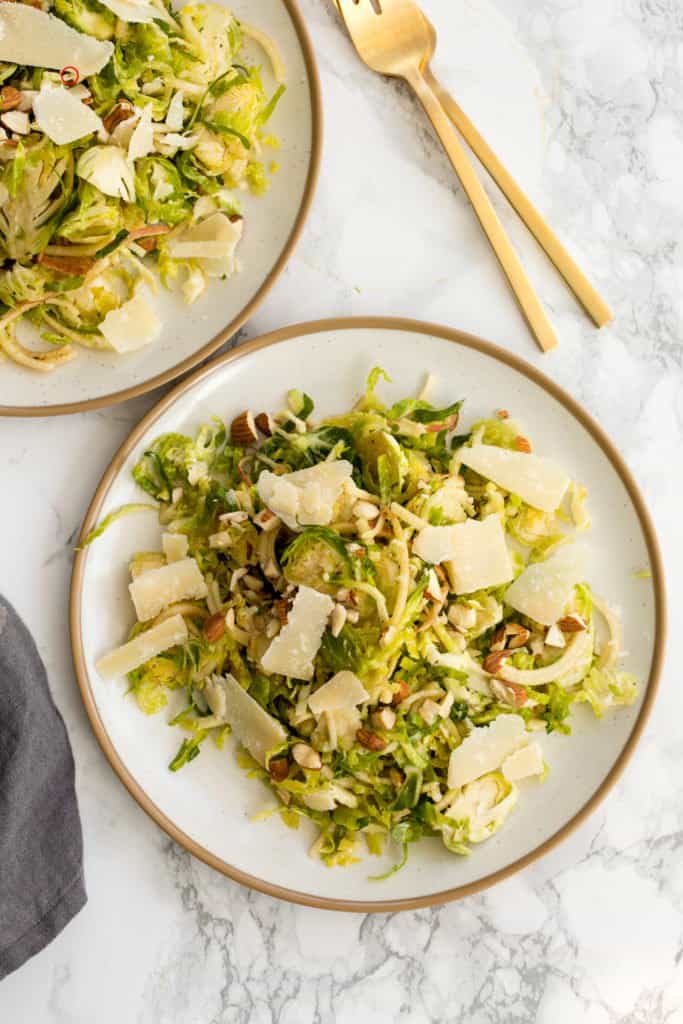Sweet and Crunchy Brussels Sprouts and Apple Salad RECIPE