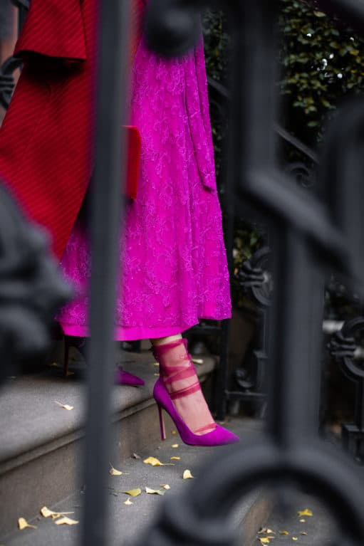 Fall Fashion Wearing Red and Pink!