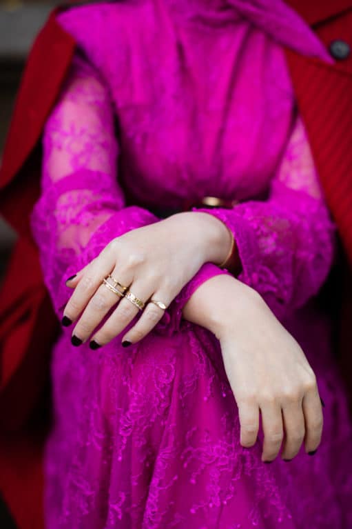 Fall Fashion Wearing Red and Pink!