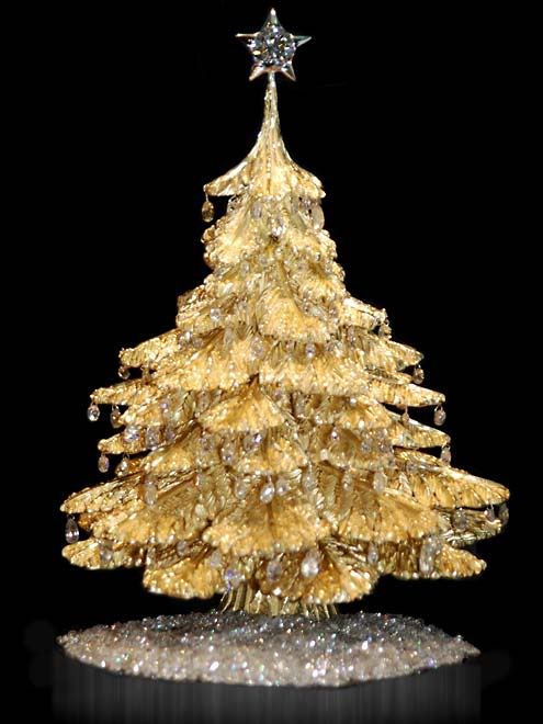 Golden Table Tree Steve Quick Jewelers 10 Most Expensive Christmas Trees