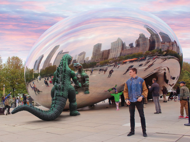 Enjoying Life With a Toy Godzilla! Traveling With A Special Friend&#8230;