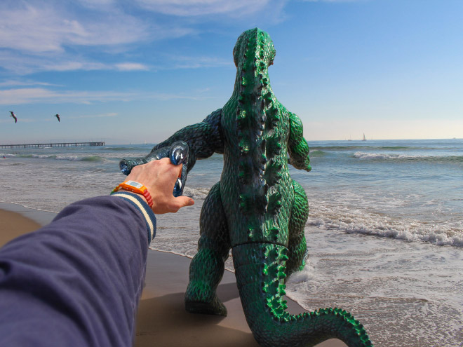 Enjoying Life With a Toy Godzilla! Traveling With A Special Friend&#8230;