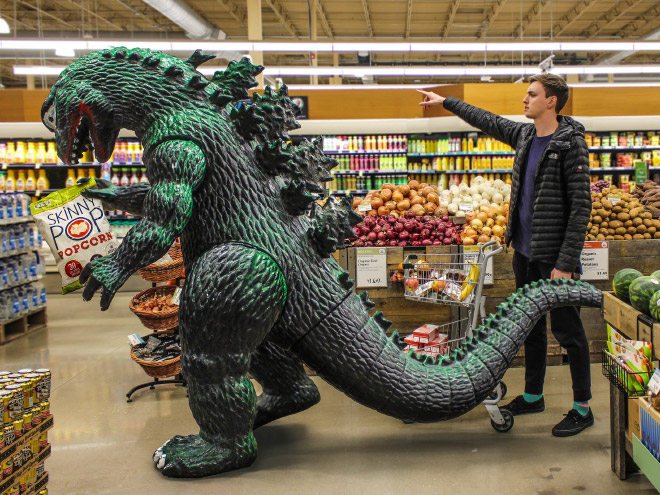 Enjoying Life With a Toy Godzilla! Traveling With A Special Friend&#8230;