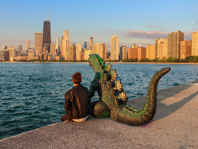 Enjoying Life With a Toy Godzilla! Traveling With A Special Friend&#8230;