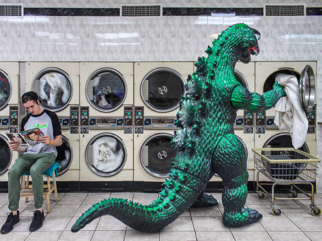 Enjoying Life With a Toy Godzilla! Traveling With A Special Friend&#8230;