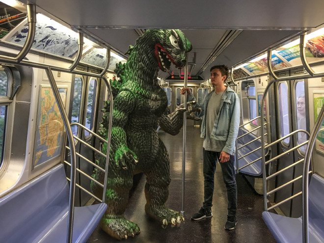 Enjoying Life With a Toy Godzilla! Traveling With A Special Friend&#8230;