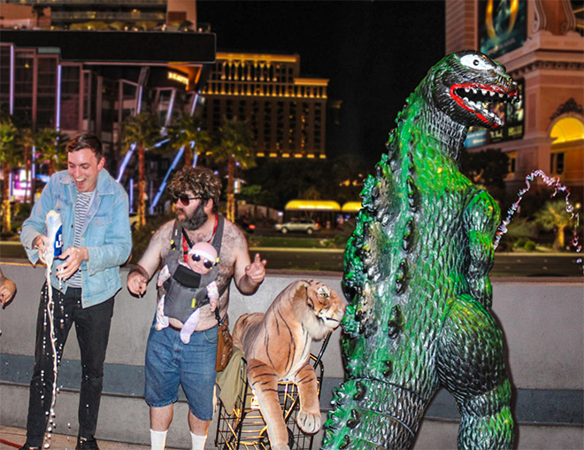 Enjoying Life With a Toy Godzilla! Traveling With A Special Friend&#8230;