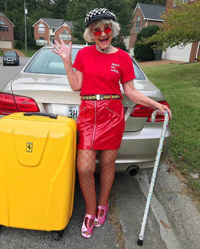 Amazing Baddie Winkle: 92 years is no reason to turn into an old woman!