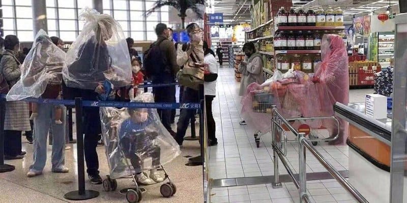 Orange Mask And Bottles. Unusual Methods Of Chinese Inhabitants Struggle With Coronavirus! 4 Orange Mask And Bottles. Unusual Methods Of Chinese Inhabitants Struggle With Coronavirus!