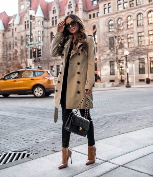 Which Chic & Stunning Trench Coats Are In Fashion In The Spring-Autumn ...
