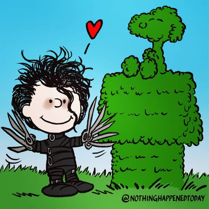 Funny drawings about the secret life of Cartoon characters