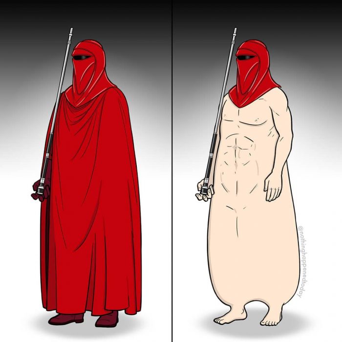 Funny drawings about the secret life of Cartoon characters