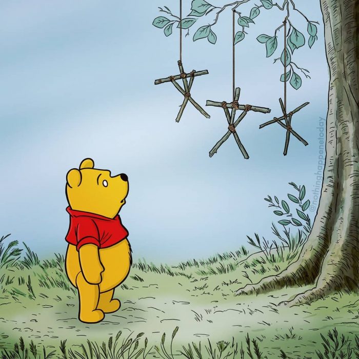 Funny drawings about the secret life of Cartoon characters