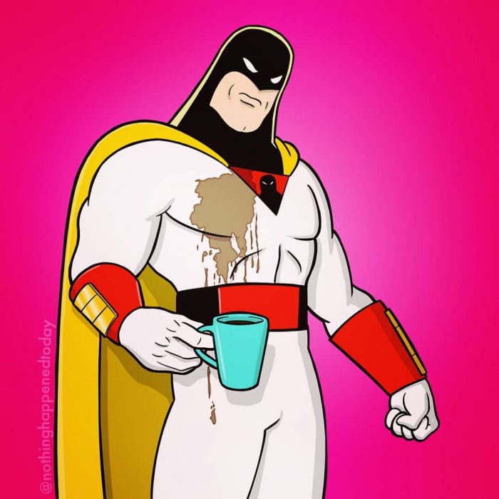 Funny drawings about the secret life of Cartoon characters