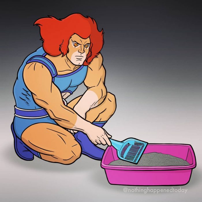 Funny drawings about the secret life of Cartoon characters