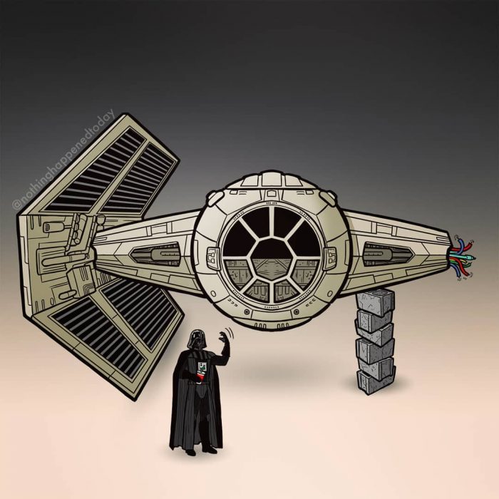 Funny drawings about the secret life of Cartoon characters