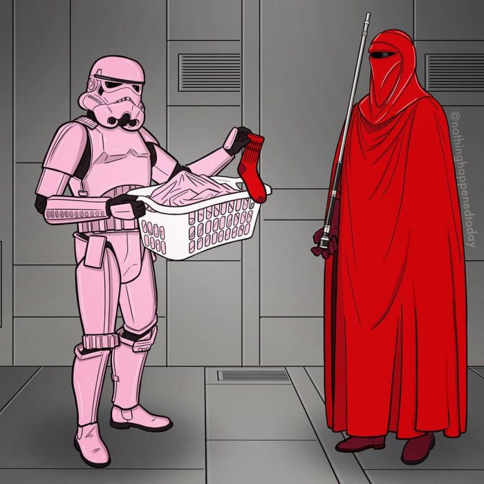 Funny drawings about the secret life of Cartoon characters