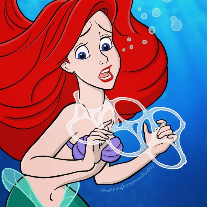 Funny drawings about the secret life of Cartoon characters