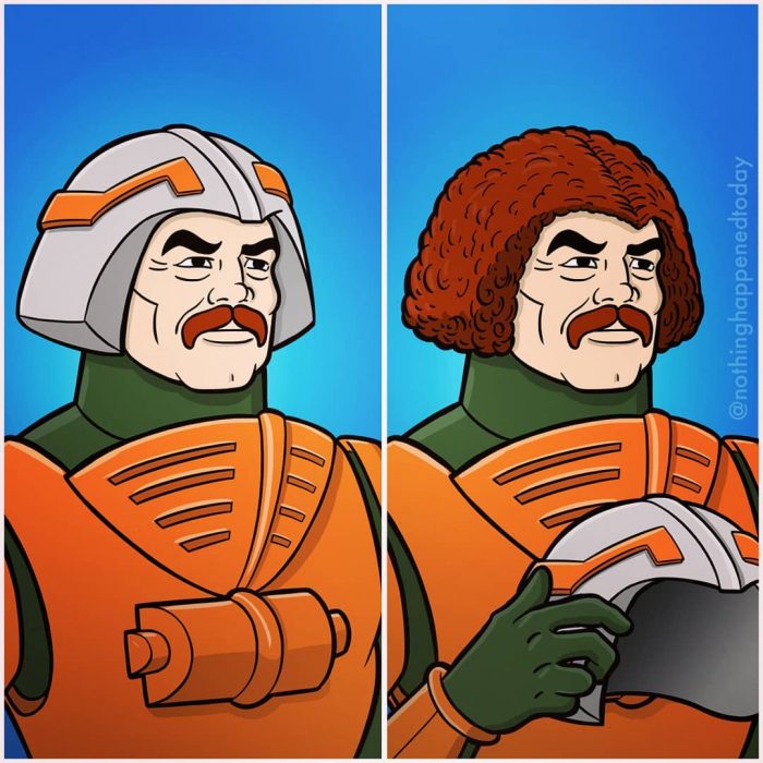 Funny drawings about the secret life of Cartoon characters