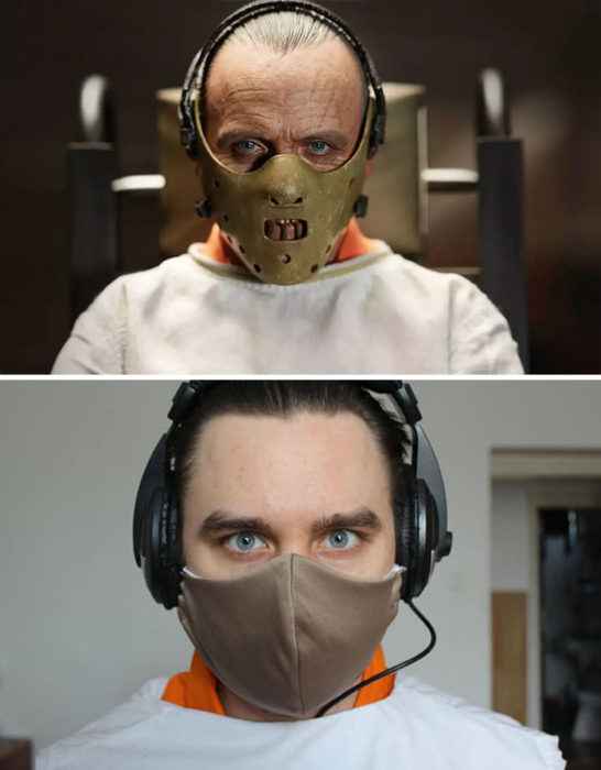 Fascinating Couple recreates scenes from films during quarantine. Real Fun!
