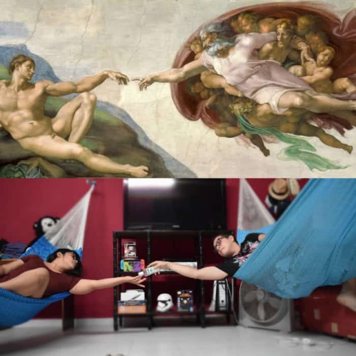 Museum challenges its followers to parody a famous art work and the result is hilarious 41