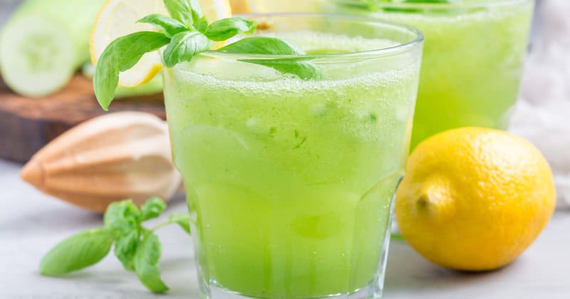 Simple Homemade Cucumber Lemonade Recipe