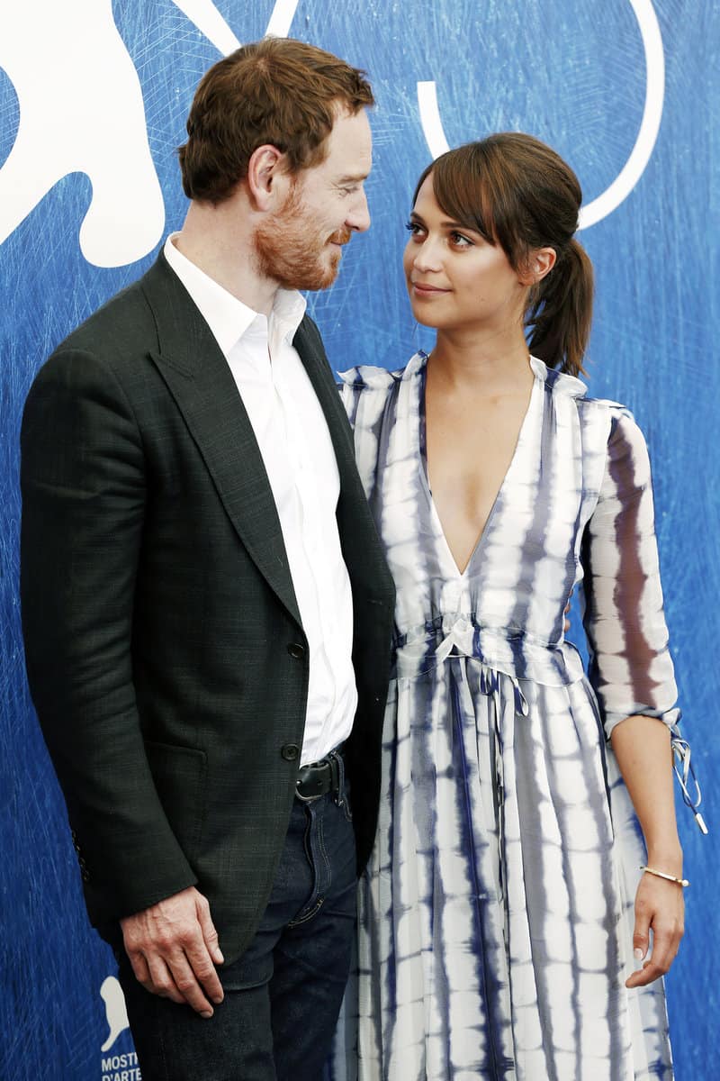 Astonishing Lara Croft star pregnant with Michael Fassbender?