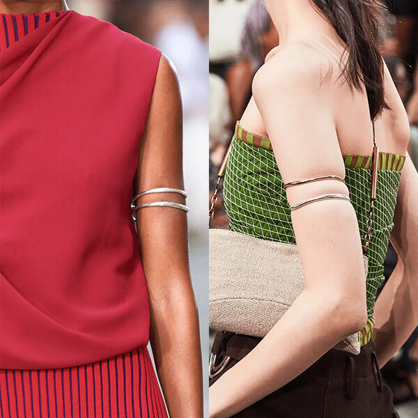 Wear bracelets on your forearms this summer, like the models at Prada and Etro shows 38