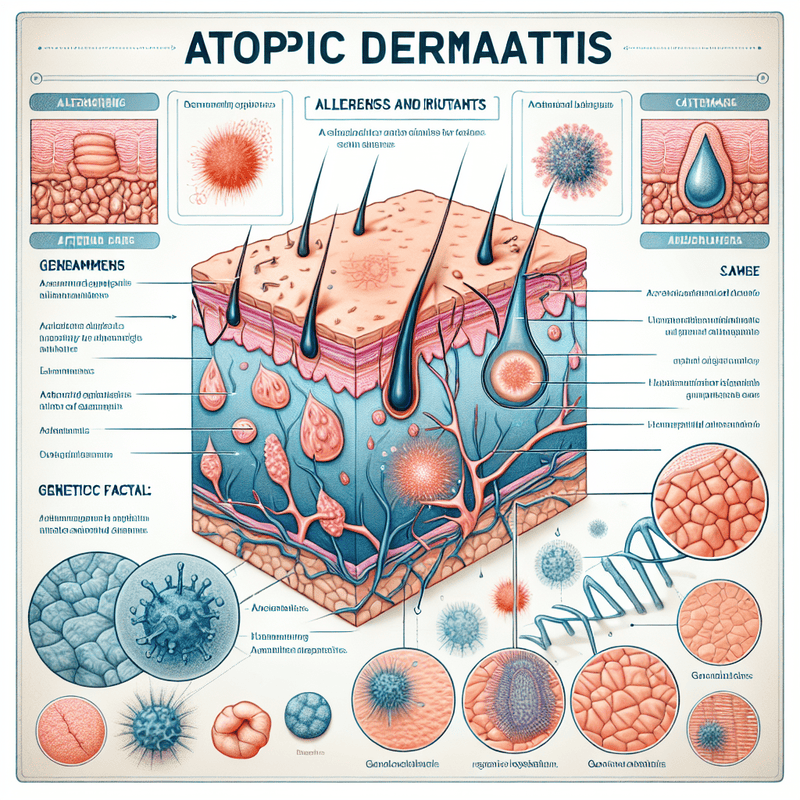 Atopic dermatitis causes